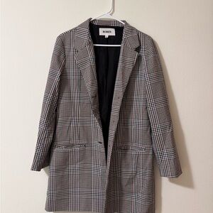 BB Dakota Women's Classic Houndstooth Blazer